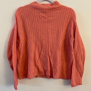 Peach Cropped Sweater
